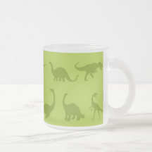 Motifs mignons de dinosaures verts pour des garçon mug à café