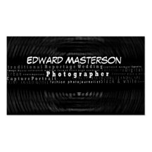Motion Blur Photographer business card