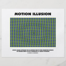 Motion Illusion (Optical Illusion) Full Color Flyer