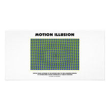 Motion Illusion (Optical Illusion) Personalized Photo Card