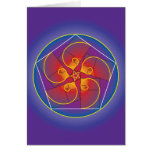 MOTIVATION - MANDALA GREETING CARD