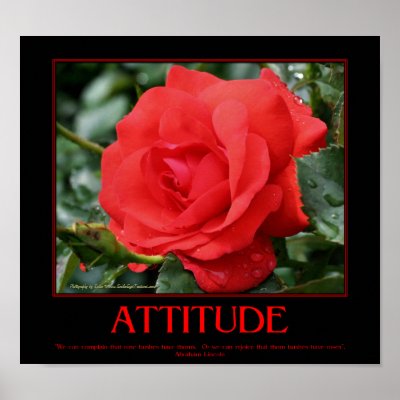 Motivational Poster Quotes on Motivational Attitude Poster Roses Thorns Quote At Zazzle Ca