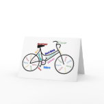 Motivational Bike, Bicycle, Cycling, Sport, Hobby Greeting Card