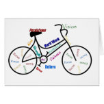 Motivational Bike, Bicycle, Cycling, Sport, Hobby Greeting Card