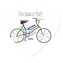 Motivational Bike, Bicycle, Cycling, Sport, Hobby Stickers