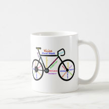 Motivational Bike, Cycle, Biking, Sport Words Mug