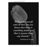 Motivational Greeting Card