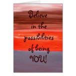 Motivational Note Card