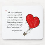 Motivational quote by Margaret Thatcher - Mousepad