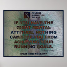 Motivational Running Quote #006 Poster