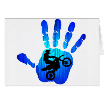 MOTO EVENING RIDE GREETING CARD