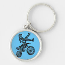 Moto racing key chain