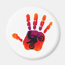 MOTO WEST COASTING FRIDGE MAGNET