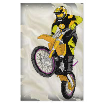 Motocross 409 stationery design