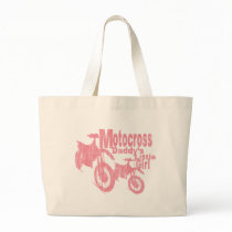 Motocross Daddy's Girl Canvas Bags