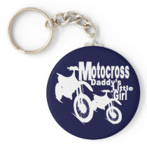 Motocross Daddy's Girl Keychains
