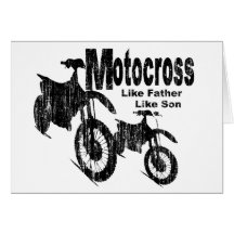 Motocross Father/Son Cards