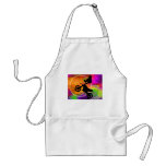 Motocross Jump in Fire Circles Apron