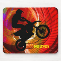 Motocross Light Streaks in a Windtunnel Mousepad