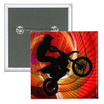 Motocross Light Streaks in a Windtunnel Pin