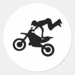 Motocross Round Sticker