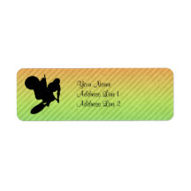 Motocross Whip Custom Return Address Labels