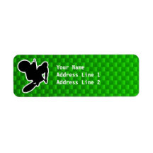 Motocross Whip Return Address Label