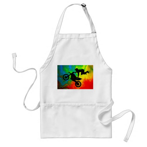 Motocrossing in a Solar Flare Up Apron