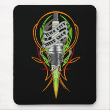 Motor City Speed Shop Sparkplug Mousepad