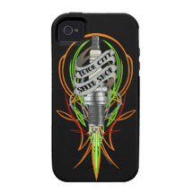 Motor City Speed Shop Sparkplug tough iphone Case iPhone 4 Covers