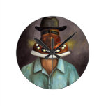 Motor Head Round Wall Clock