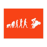 Motorbike motorcycle Moto GP bikers evolution postcards