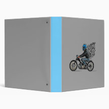 Motorbike racing 3 ring binder
