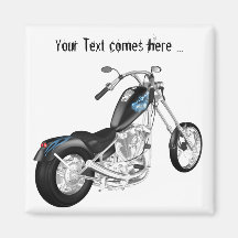Motorbike Refrigerator Magnet