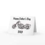 Motorcycle..1, Happy Father's Day DAD Card