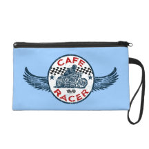 Motorcycle addict wristlet clutch