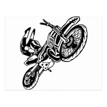 Motorcycle Apparel and Gear Postcards