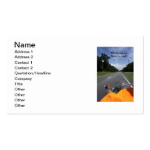 Motorcycle Awareness Business Cards