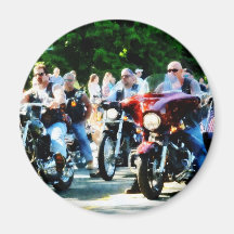 Motorcycle Club Fridge Magnets