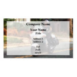 Motorcycle Cop on Patrol Business Card Template