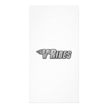 Motorcycle Flames - VRides Custom Photo Card