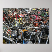 Motorcycle Graveyard- Photography Posters