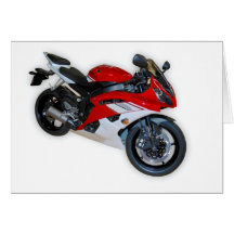 motorcycle greeting card