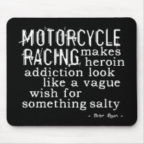 Motorcycle Heroin - Dirt Bike Motocross Mousepad