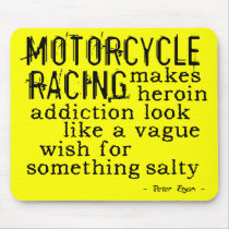 Motorcycle Heroin - Dirt Bike Motocross Mousepad