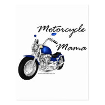 Motorcycle Mama Postcard