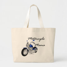 Motorcycle Mama Tote Bags