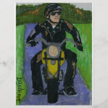 motorcycle personalized flyer