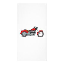Motorcycle Personalized Photo Card