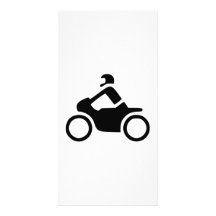 Motorcycle Personalized Photo Card